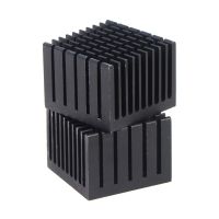 New 2PCS Aluminum Heatsink Radiator Cooling For Electronic Chip LED 40x40x30mm