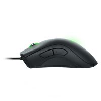 Razer Deathadder ดั้งเดิม Essential เมาส์สำหรับเล่นเกมส์แบบมีสายที่หนู6400เซ็นเซอร์ DPI ออปติคอล5ปุ่มแยกกันสำหรับเกมเมอร์แล็ปท็อป PC