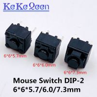 10pcs/lot Mouse Square Micro Switch Button 6x6x5.7mm 6x6x6mm 6x6x7.3mm 6x6x5.7/6.0/7.3mm Tact Switch Microsoft Lenovo