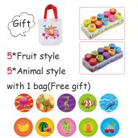 1 Set Children Toy Stamps Cartoon Animals Fruits Kids Seal For Scrapbooking Stamper DIY Scrapbook Cartoon Stamper Toys Gift WYW