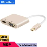 Adaptor HDMI Pro Macbook 4K Mini DP Ke Adaptor Vga Hdmi Adaptor Vga Mac Thunderbolt 2 Ke Adaptor Vga Dvi Hdmi untuk Apple Mac