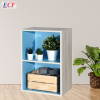 ECF Furniture  ชั้นอเนกประสงค์ ชั้นวางของ 2 ช่อง ทูโทนสีพาสเทล