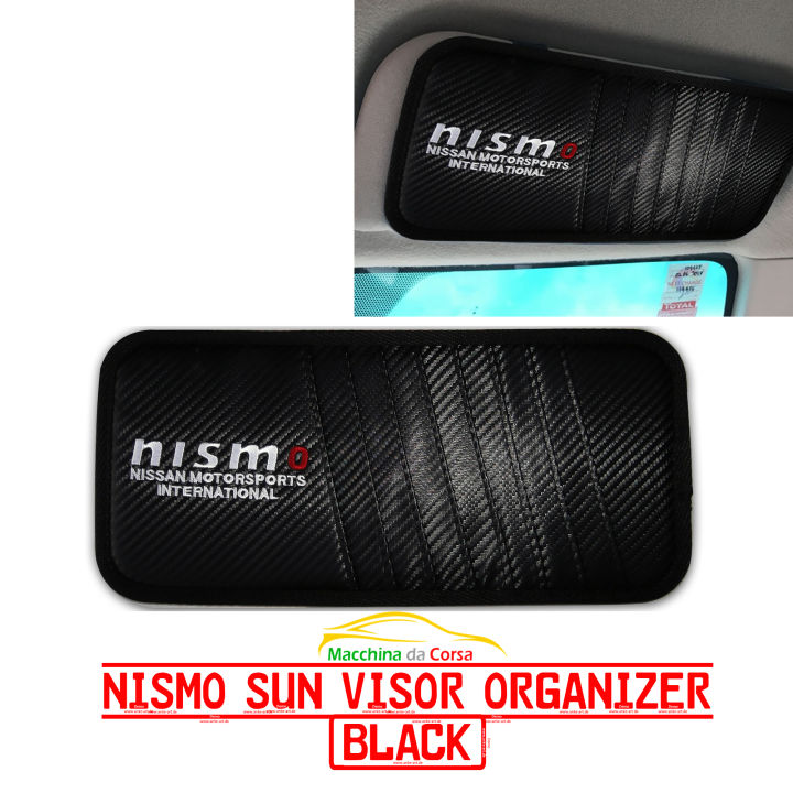 Nismo Sun Visor Organizer for Nissan Cars (Black)