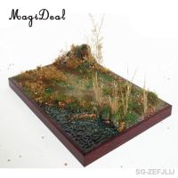 1:35 Scale Wooden Sand Base Meadow Build Painted for Diorama Scenery Accessories Model Kits Building Prop Architecture Layout