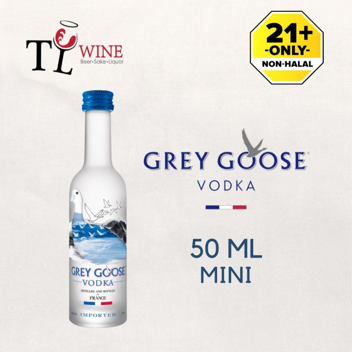 Grey Goose Vodka France Miniature Bottle 50 ml (no alcohol-empty)