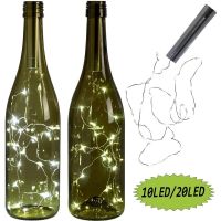 LED Cork Shaped Bottle Lights Wine Bottle Starry String Light for Festival Wedding Christmas Party Home Decor Fairy Night Lights Fairy Lights