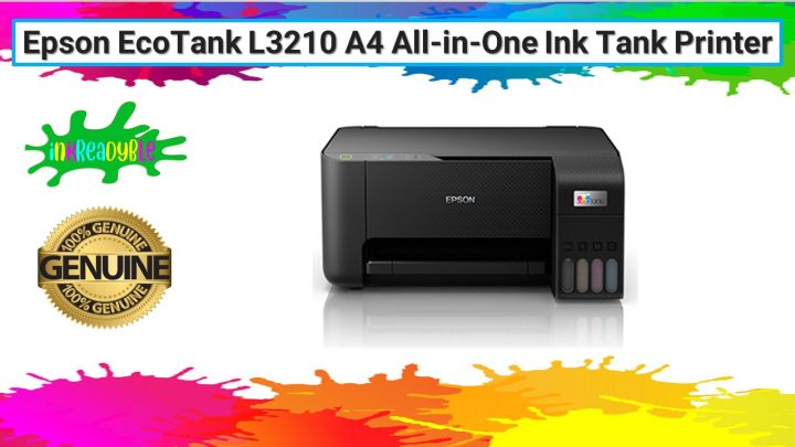 Epson Ecotank L3210 A4 All In One Ink Tank Printer Lazada Ph 1136