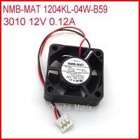 2023xx Nieuwe NMB-MAT 1204KL-04W-B59 3010 12 V 0.12A CPU เครื่องทำความเย็นพัดลม Omvormer