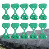 Sun Shade คลิปสุทธิ10Pcs เครื่องมือสวนเรือนกระจก Shade ผ้า Fix Clamp Grommet รั้วตาข่ายติดตั้ง Hook