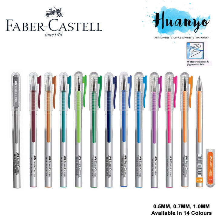 Fabercastell True Gel Sixpiece Pen Wallet