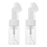 2 PCS Empty Pump Liquid Dispenser Fillable Foaming Bottles Cosmetics The Pet Shampoo Travel Facial Cleanser Sub