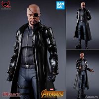 ของแท้ 100% Action Figure Bandai Spirits S.H.Figuarts จาก Marvel Comics Avengers มาร์เวลคอมิกส์ อเวนเจอร์ส Nick Fury นิค ฟูรี่ Samuel L Jackson ซามูเอล แอล แจ็กสัน งานแท้ แอ็คชั่น ฟิกเกอร์ โมเดล ฟิกม่า การ์ตูน อานิเมะ มังงะ Model Figma Cartoon Genuine