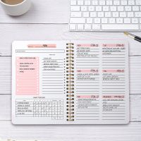 Agenda 2023 Weekly Planner Spanish Notebook A5 Diary Planner Goal Habit Schedules Journal Notebooks For School Stationery Office Laptop Stands