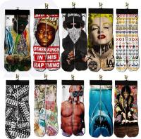 「Jane eyre fashion」 Men 39;s Socks The Notorious B.I.G. Biggie Small Galaxy 2pac Tupac Amaru Shakur Jimi Marilyn Monroe Skateboard 3d stockings