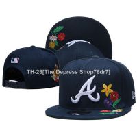 ﺴ❏△ Embroidery New Era MLB Atlanta Braves Snapback Cap Men Women 9FIFTY Hat Caps Topi Fashion Adjustable Hats