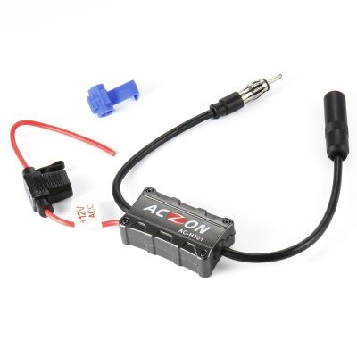 ☏∋ Auto Car Radio Vehicles DC 12V FM Antenna Signal Amplifier Booster For Both AM And FM Radio Stations 48-860 MHZ