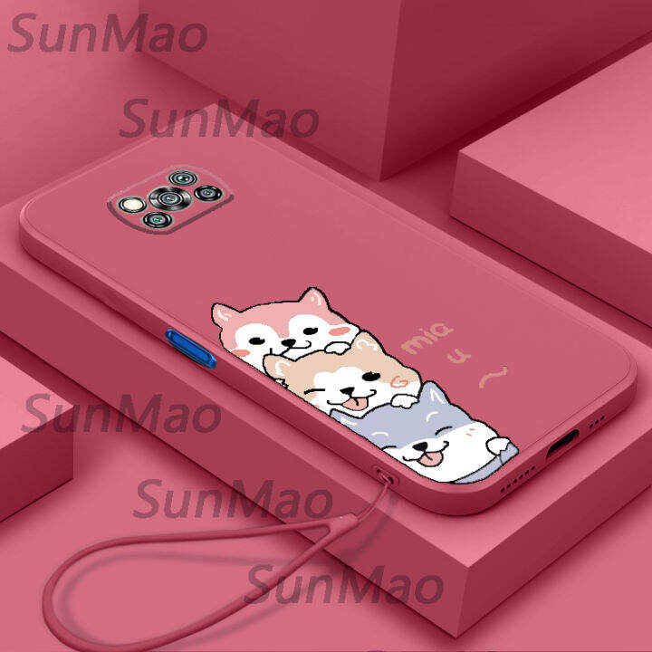 Camera protection Poco X3 POCO X3 NFC POCO X3 PRO Phone Case Cute Dog ...