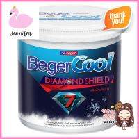 สีน้ำทาภายนอก BEGER CoolDiamond7 BASE B เนียน 9 ลิตรWATER-BASED EXTERIOR PAINT BEGER COOL DIAMONDSHIELD 7 BASE B SHEEN 9L **สินค้าแนะนำ**