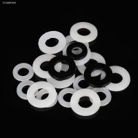 ✷℡◇ M2 M2.5 M3 M4 M5 M6 M8 M10 M12 M14 M16 M18 M20 White Black Nylon Plastic Flat Washer Plane Spacer Insulation Seals Gasket Ring