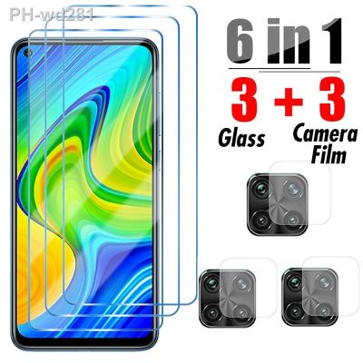 6in1 Protective Glass for Xiaomi Redmi Note 11 10 9 8 Pro 11S 10S 9S 8 Camera Screen Protector For Redmi 9C NFC 9A 9C 10C Glass