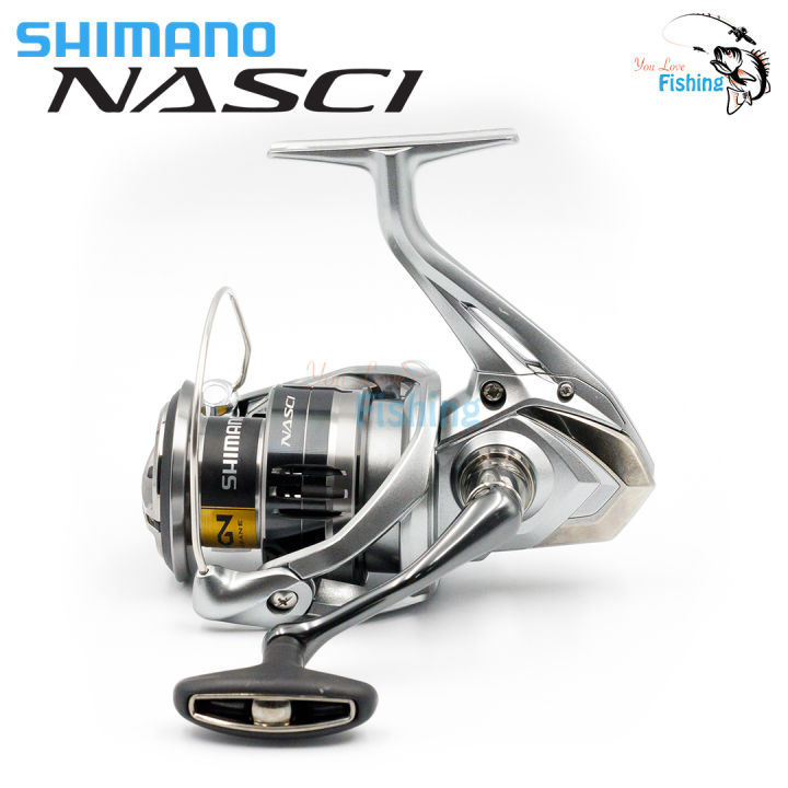 รอกสปินนิ่ง-รุ่นใหม่-ปี-2021-shimano-nasci-มี-5-เบอร์-ให้เลือก-ของแท้ประกันอีสเทิร์น-เหมาะสำหรับ-ช่อน-กะพง-ชะโด