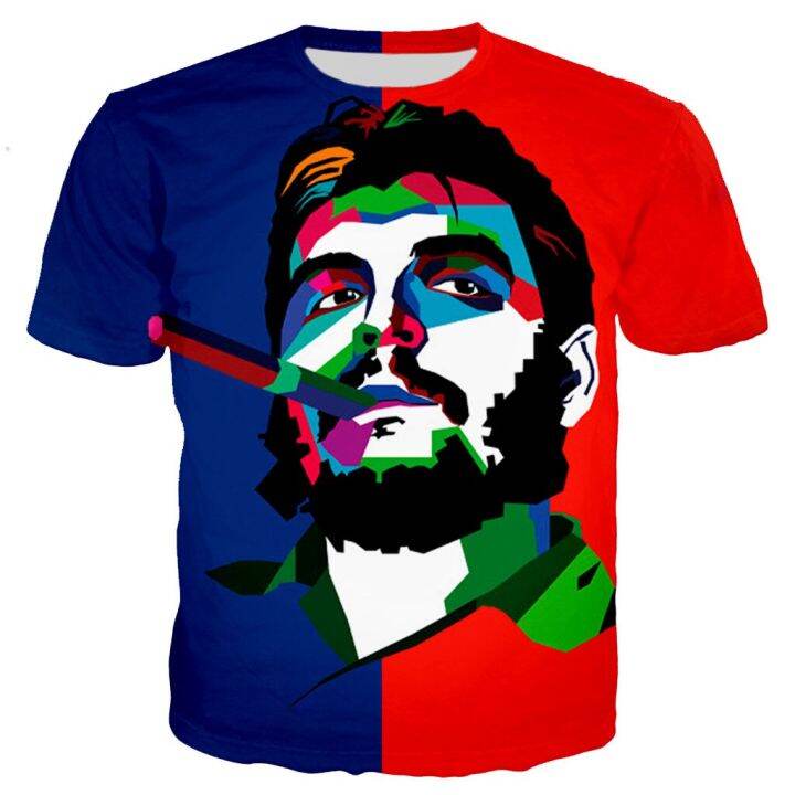 ผู้ชายฤดูร้อน-che-guevara-3d-พิมพ์เสื้อยืด-unisex-แฟชั่นสไตล์สบายๆ-t-เสื้อ-harajuku-streetwear-เสื้อผู้หญิงขนาดใหญ่เสื้อยืด