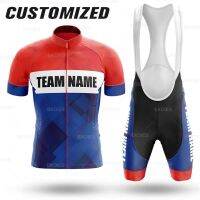 ZZOOI Personalise Team Cycling Jersey Sets Design Logo Summer Personalized Customized Team Name Mens Short Sleeve Cycling Clothing