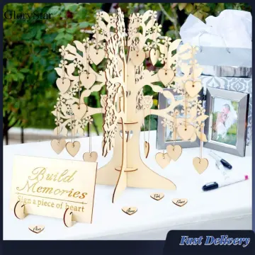 Tree Wedding Guest Book, Fast Shipping