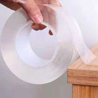 New Nano Tape Tracsless Double Sided Tape Transparent Reusable Waterproof Resistant Heat Adhesive Cleanable 10mm width For Car