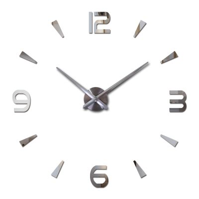 [24 Home Accessories] นาฬิกา Quartz ติดผนัง Reloj ผนังการออกแบบที่ทันสมัยนาฬิกาสำหรับตกแต่งยุโรปขนาดใหญ่สติกเกอร์อะคริลิคห้องนั่งเล่น Klok
