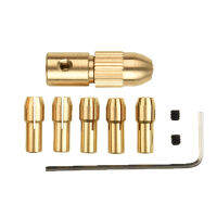 8Pcs สว่านไฟฟ้า Bit Kit Chuck Adapter Collets 0.5-3Mm Mini เจาะเครื่องมือเจาะโฟลเดอร์ทองแดงสำหรับ Rotary PowerTools