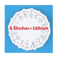 6.5 Lace Paper Doilies Cake Paper Mat Sandwich Placemats Crafts Oil Absorbent Paper Baking Paper For Party Wedding Christmas