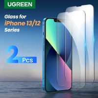 {จี้ดิจิตอล} UGREEN แผ่นกันรอยหน้าจอโทรศัพท์2ชิ้นสำหรับ iPhone 14 13 12 11 Pro Max คลุมทั้งหมดฟิล์มป้องกันสำหรับ iPhone 12กระจกกันแตกขนาดเล็กScreen Protectors