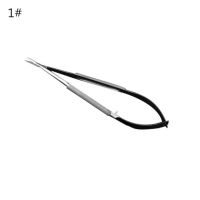 Microscopic Scissor Forcep Probe Micro Hook Tweezer Spatula 12cm Stainless Steel Handtool parts Accessories