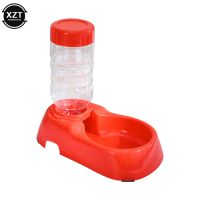 Pet Automatic Waterer Feeder Plastic Dog Bowl Travel Supply Feeder and Water Dispenser Pets Accessories