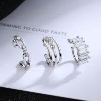 1 pcs Charming Line Zircon Clip On Earrings Ear Cuff Without Piercing Earrings Jewelry