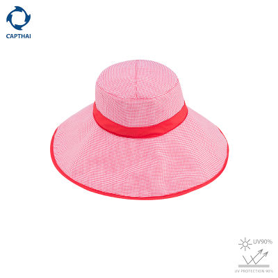 หมวกกันยูวี AYAKO Red หมวกกัน UV99% ได้ทั้ง UVA และ UVB