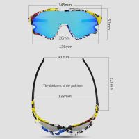 แว่นสำหรับปีนเขา4เลนส์แว่นปั่นจักรยาน2023กีฬาวิ่งตกปลาแว่นตากันแดด Mtb แว่นตาจักรยานเสือหมอบจักรยาน