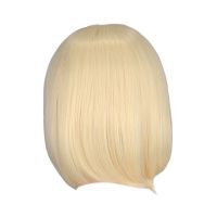 30CM Wig Short Wave Wave Head Style Natural Straight High Temperature Silk Chemical Fiber Wig Suitable for Ladies and Girls