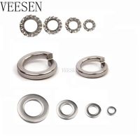 ◈✔☼ 460pcs Stainless Steel Flat Washer Carbon Steel Split Washer Stainless teeth lock Washer Aossortment Kits