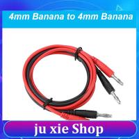 JuXie store 16AWG 10A Alligator Clips 4mm Banana Plug to Banana Plug Test Cable Multimeter Testing Cables Durable Wire