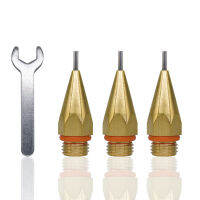 Hot Melt Glue Copper Nozzle Small Diameter Nozzle 1.0x40mm 1mm Aperture Diameter with Nozzle Wrench,3PCSLot