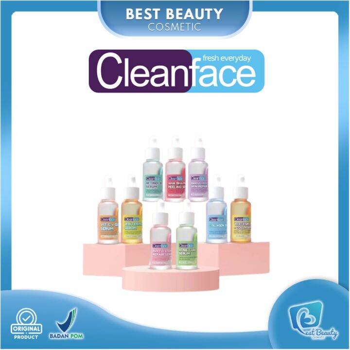 CLEANFACE Serum Series 20 ml | Acne Care | Whitening Phyto Stem Cell ...