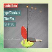SH183 ชุดปิงปองฝึกหัด ‼️แข็งแรงกว่างานพลาสติก‼️ตีได้สองด้าน ฐานไม่ล้ม