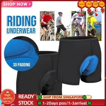 qualidyne Men's Cycling Bike Underwear Shorts 3D Padded Bicycle