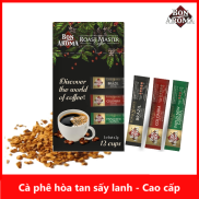 Hộp cà phê hòa tan sấy lạnh - 12 gói - Bon Aroma Roast Master