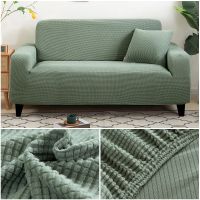 hot！【DT】∋❁✾  Sofa Cover for Room Thick Elastic Polar Fleece Couch Armchair 1/2/3/4 L Shaped