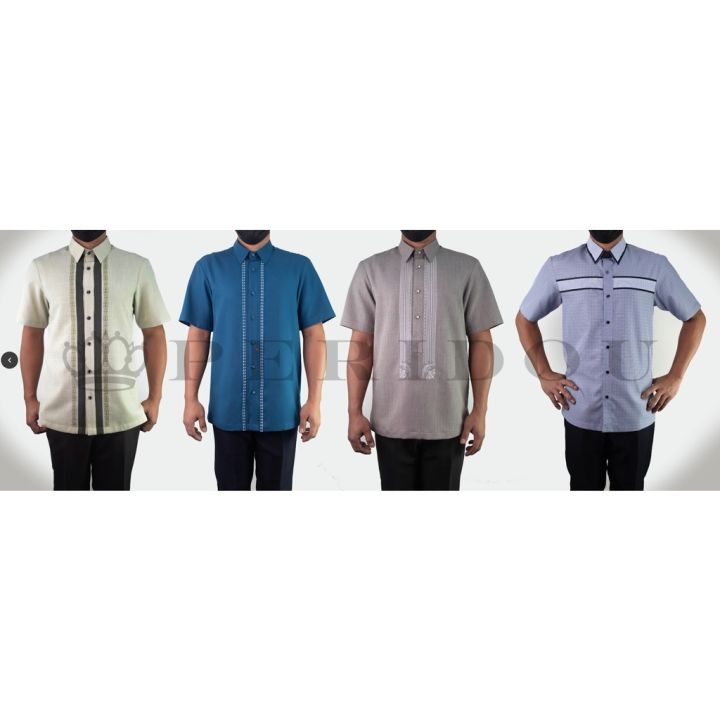 Ready Made Teachers Uniform: Male BARONG (Design ABCD) | Lazada PH