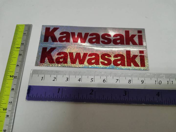 สติ๊กเกอร์-คำว่า-kawasaki-คาวาซากิ-สี่เหลี่ยม-sticker-ติดรถ-แต่งรถ-สวย-ติดรถมอเตอร์ไซด์-ติดมอเตอร์ไซด์-คาวา-kawa