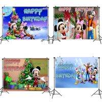 ของตกแต่งงานปาร์ตี้ส่วนบุคคลดิสนีย์มิกกี้ Minnie Natal Fotografia Pano De Fundo Meninas Crianças Festa Aniversário Decorão Naversidad